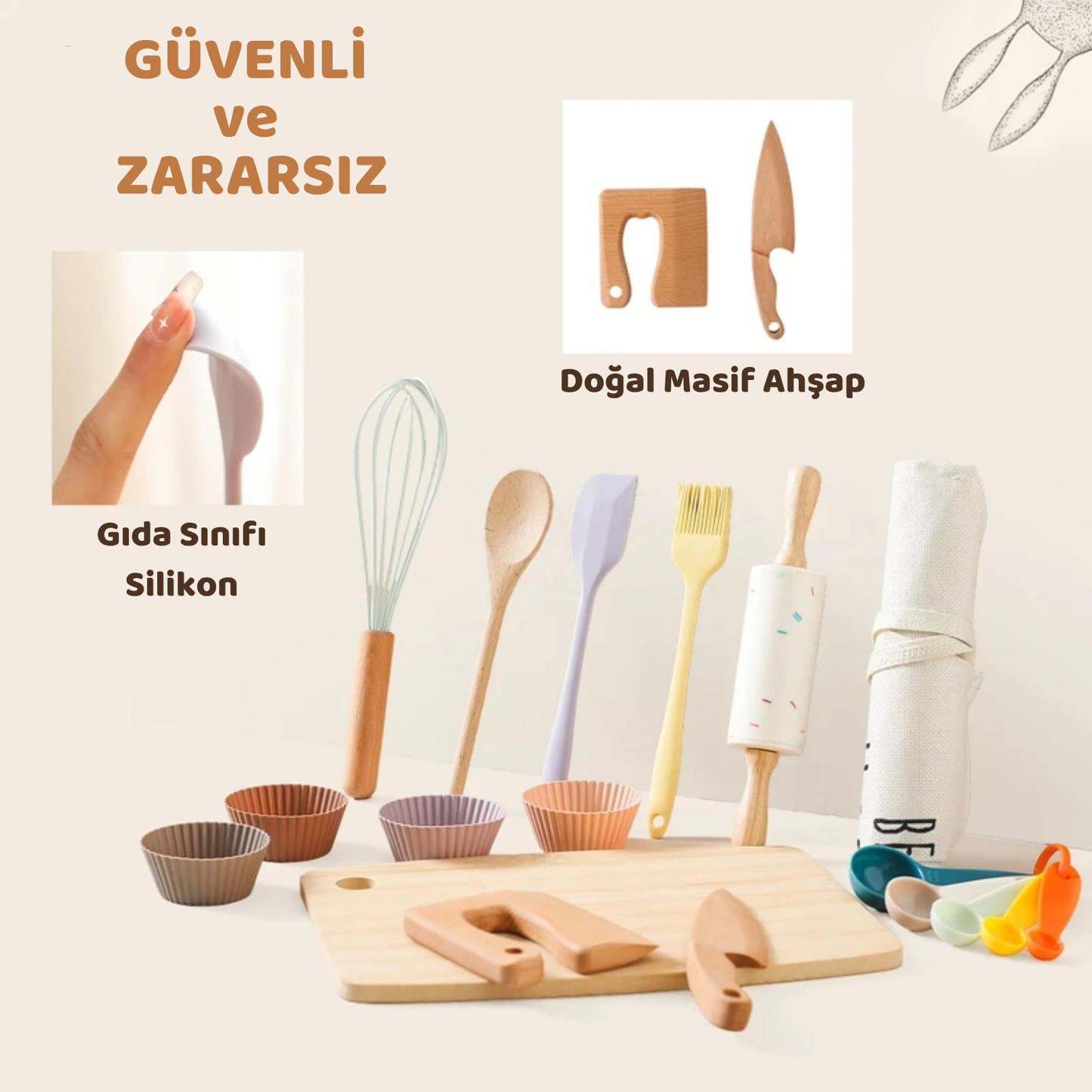 Montessori Rabbit Themed Kitchen Set