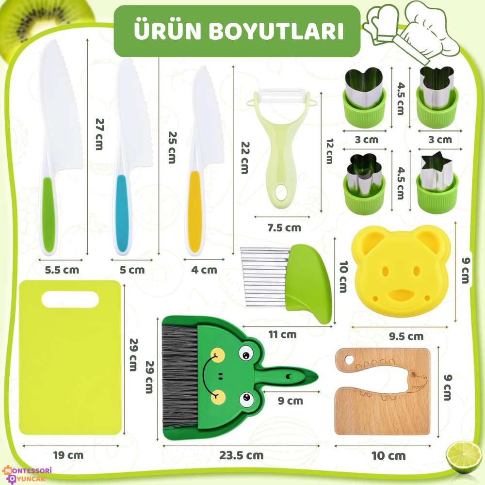 Montessori Kitchen Set 18 Pieces