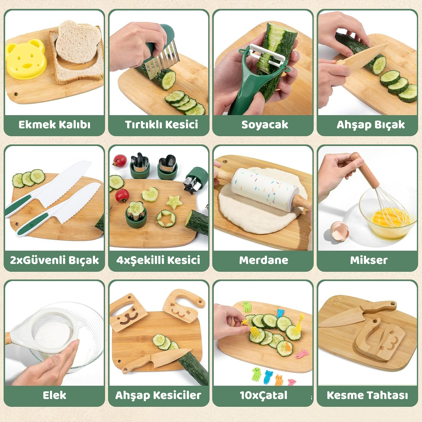 Montessori Wooden Kitchen Set
