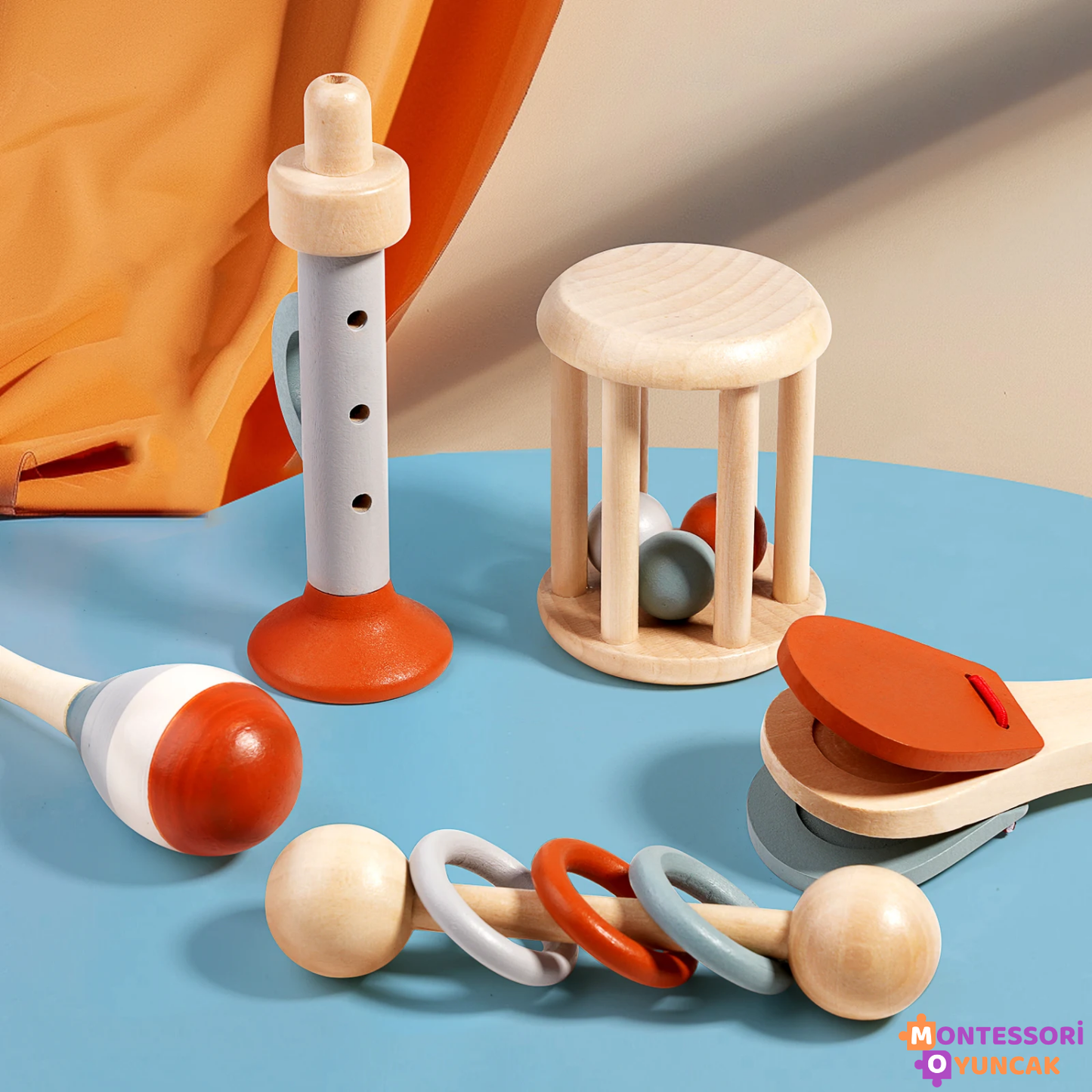 Wooden Instrument Set-5 Pieces