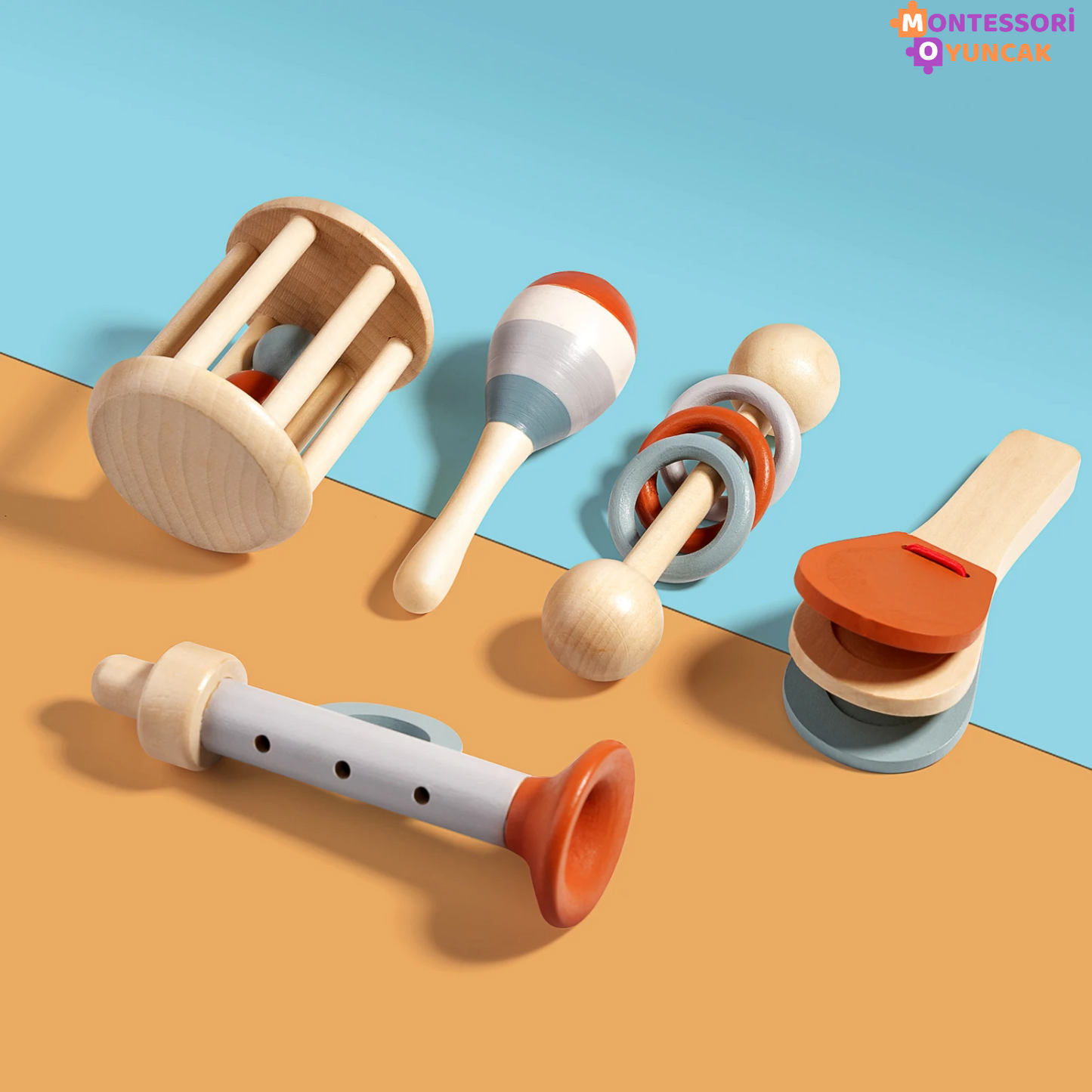 Wooden Instrument Set-5 Pieces
