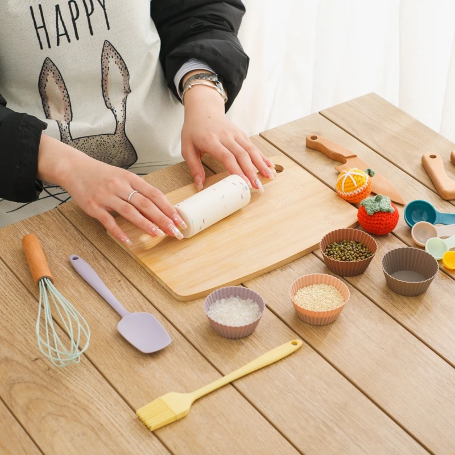 Montessori Rabbit Themed Kitchen Set
