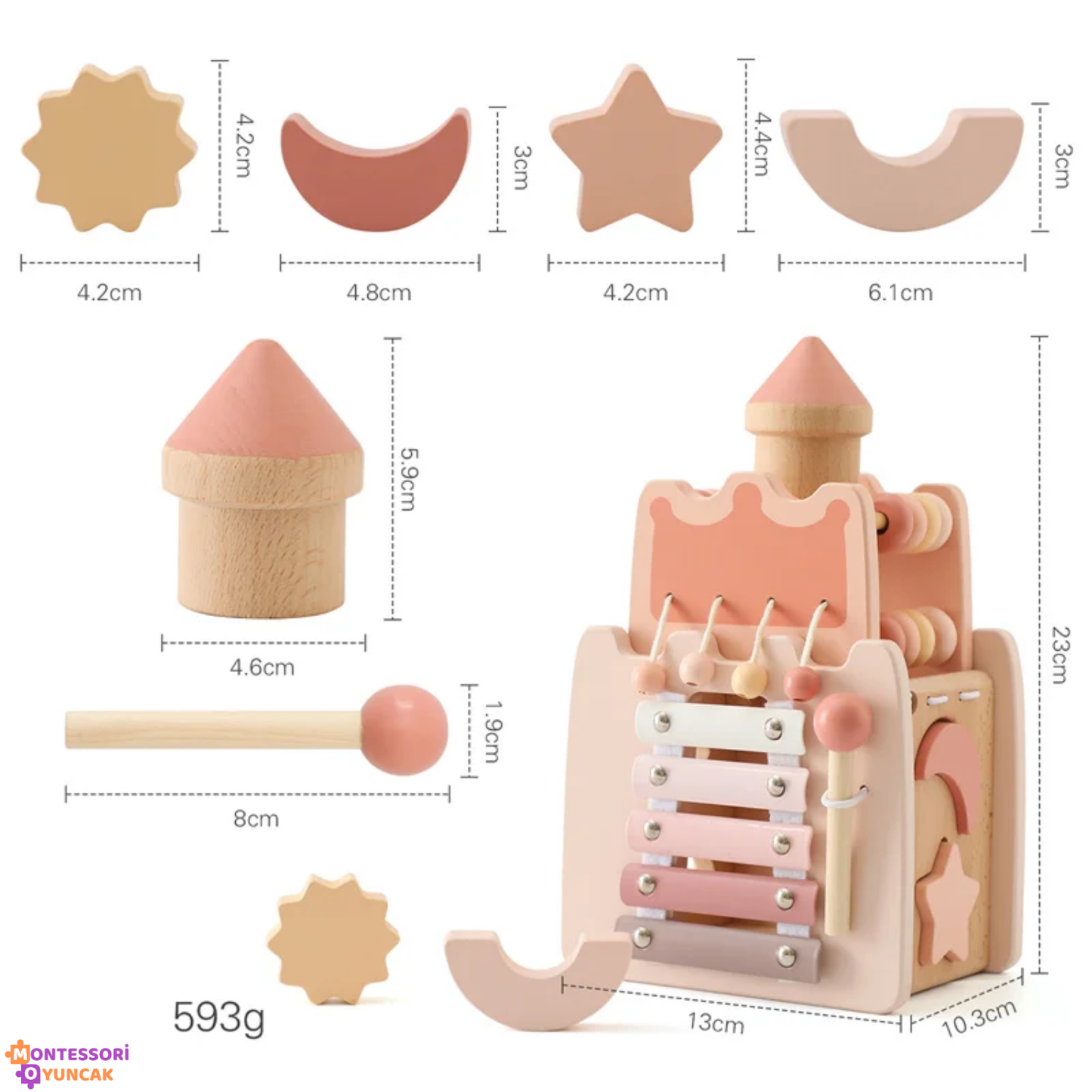 Functional Wooden Castle