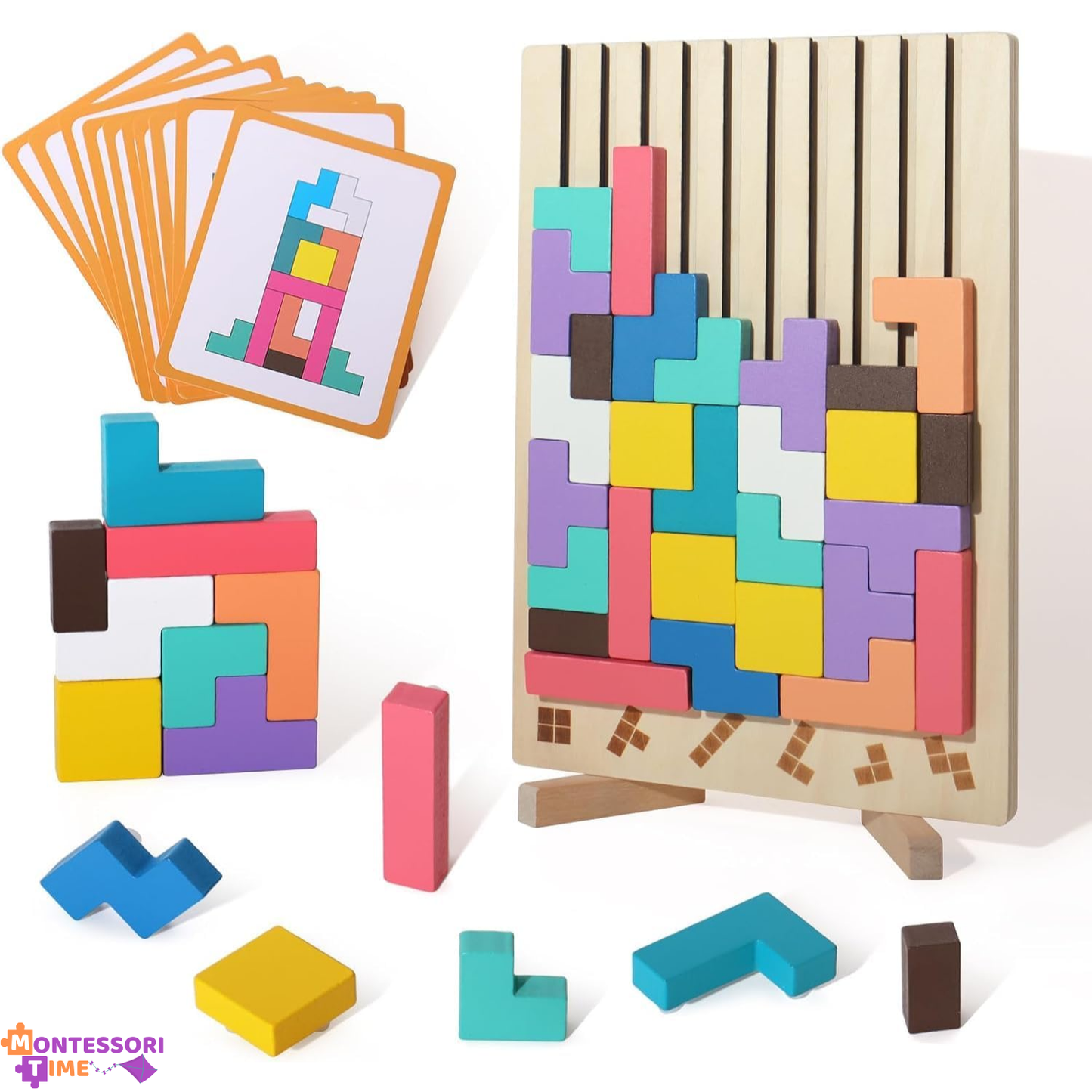 Montessori Wooden Tetris