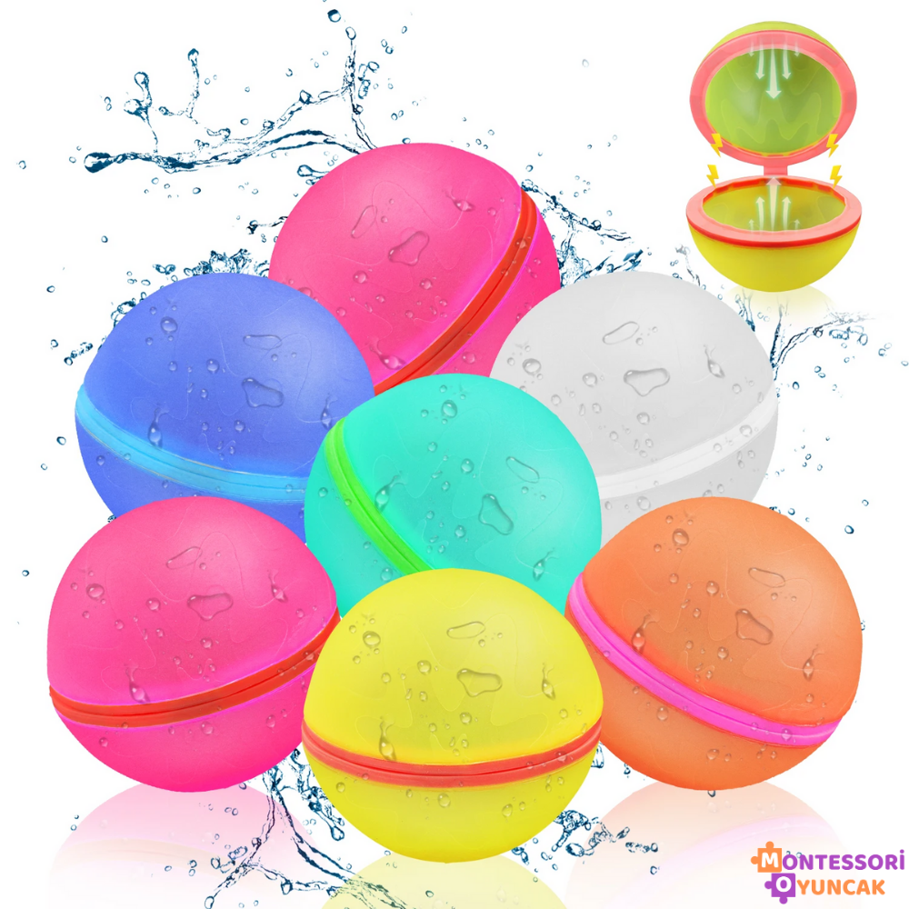 Montessori Fillable Water Balloons, 12 Pieces