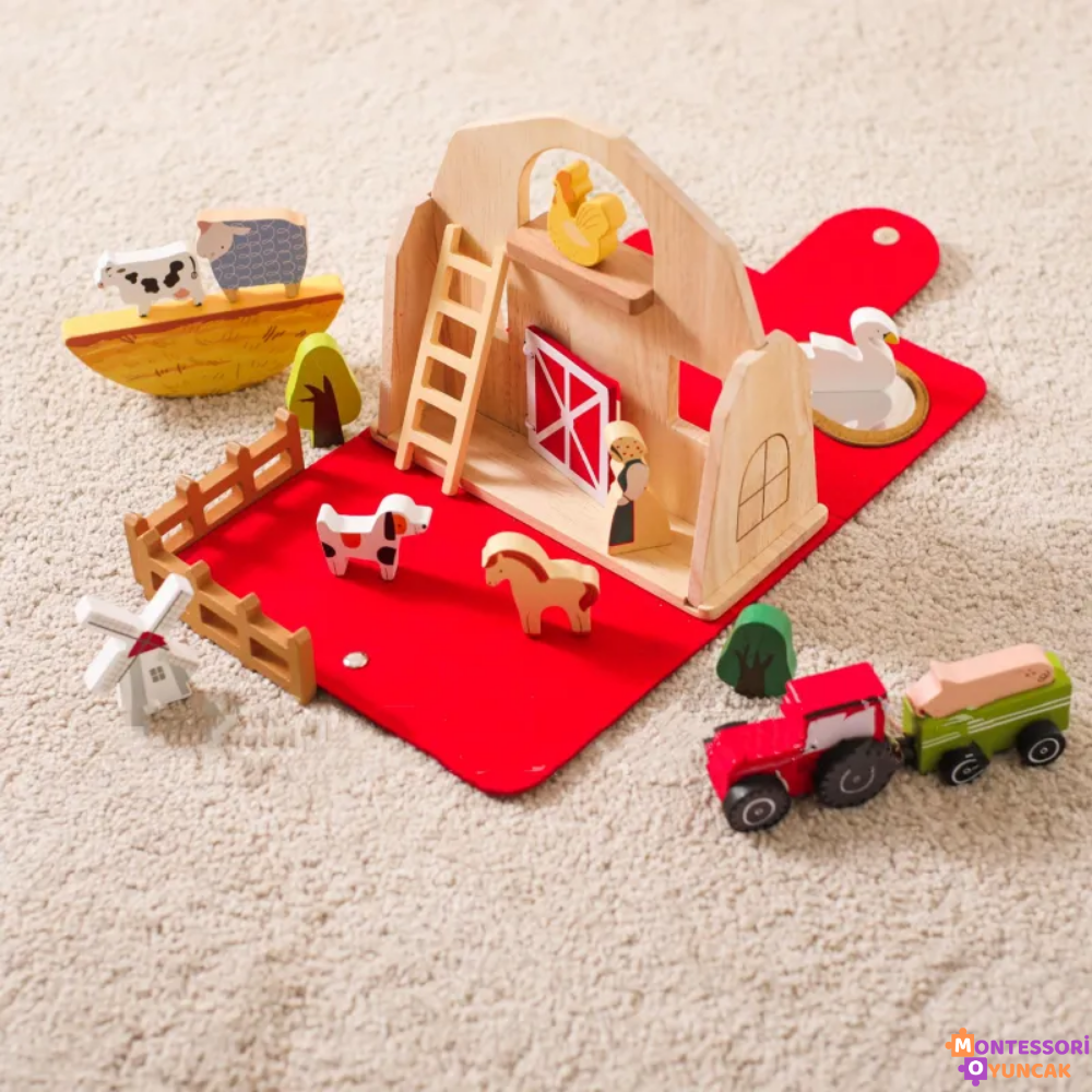 Wooden Farm Set