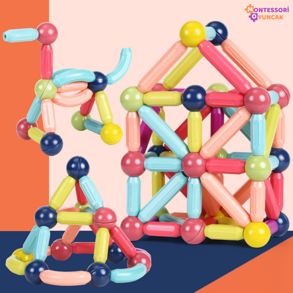 Montessori Magnetic Building Toy