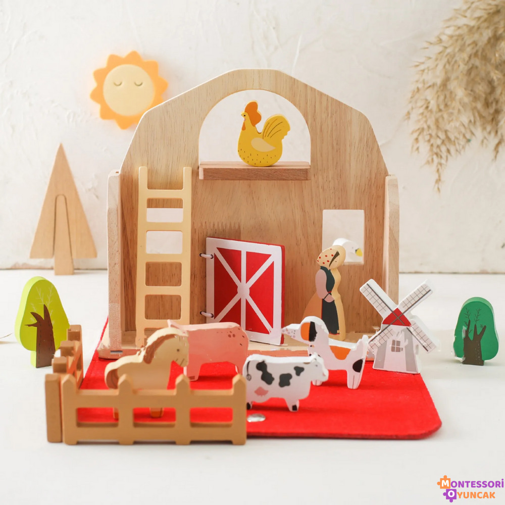 Wooden Farm Set