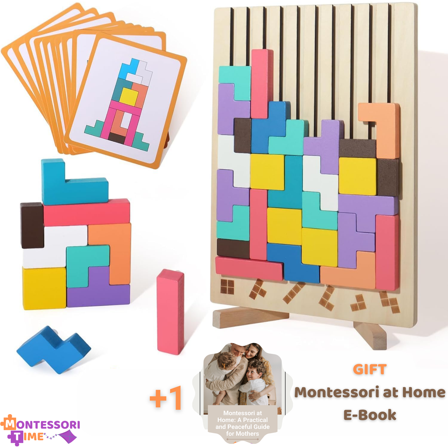 Montessori Wooden Tetris