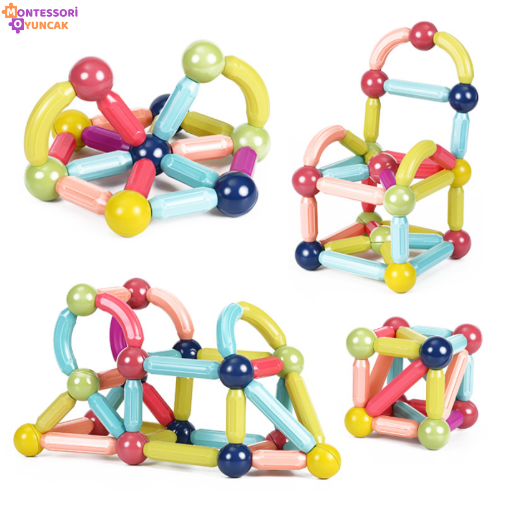 Montessori Magnetic Building Toy