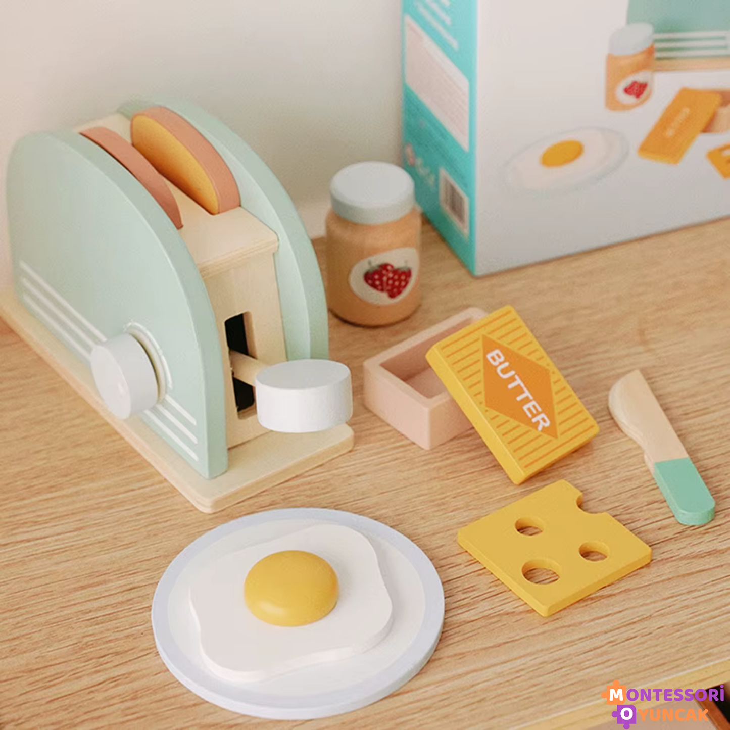 Montessori Wooden Breakfast Set