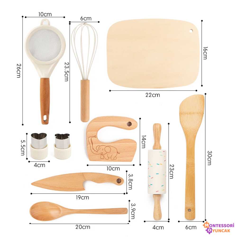Montessori Wooden Kitchen Set
