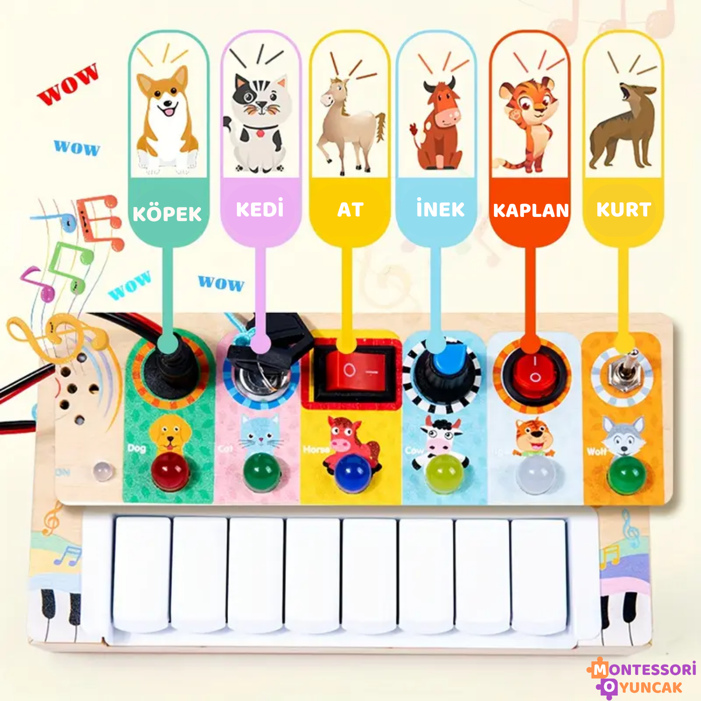 Montessori Wooden Piano