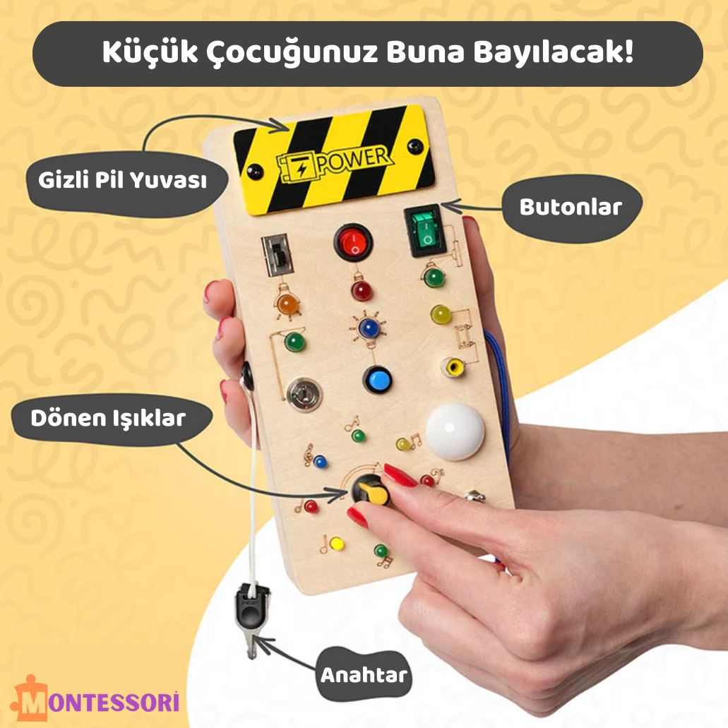 Montessori Wooden Key Board