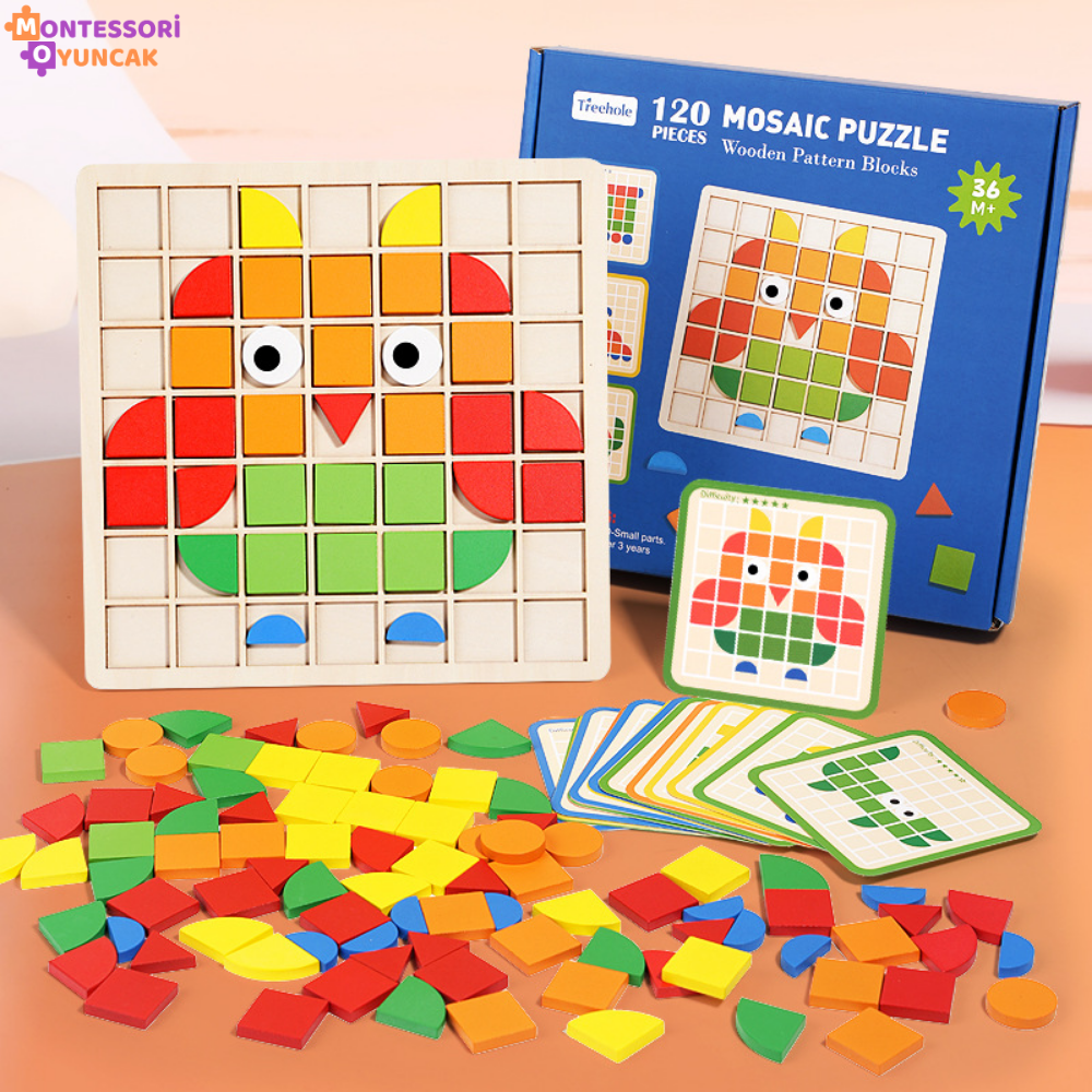 Montessori Wooden Mosaic