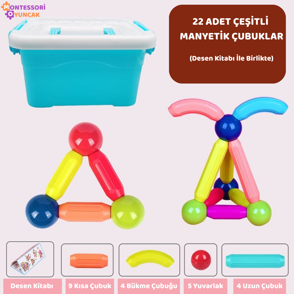 Montessori Magnetic Building Toy