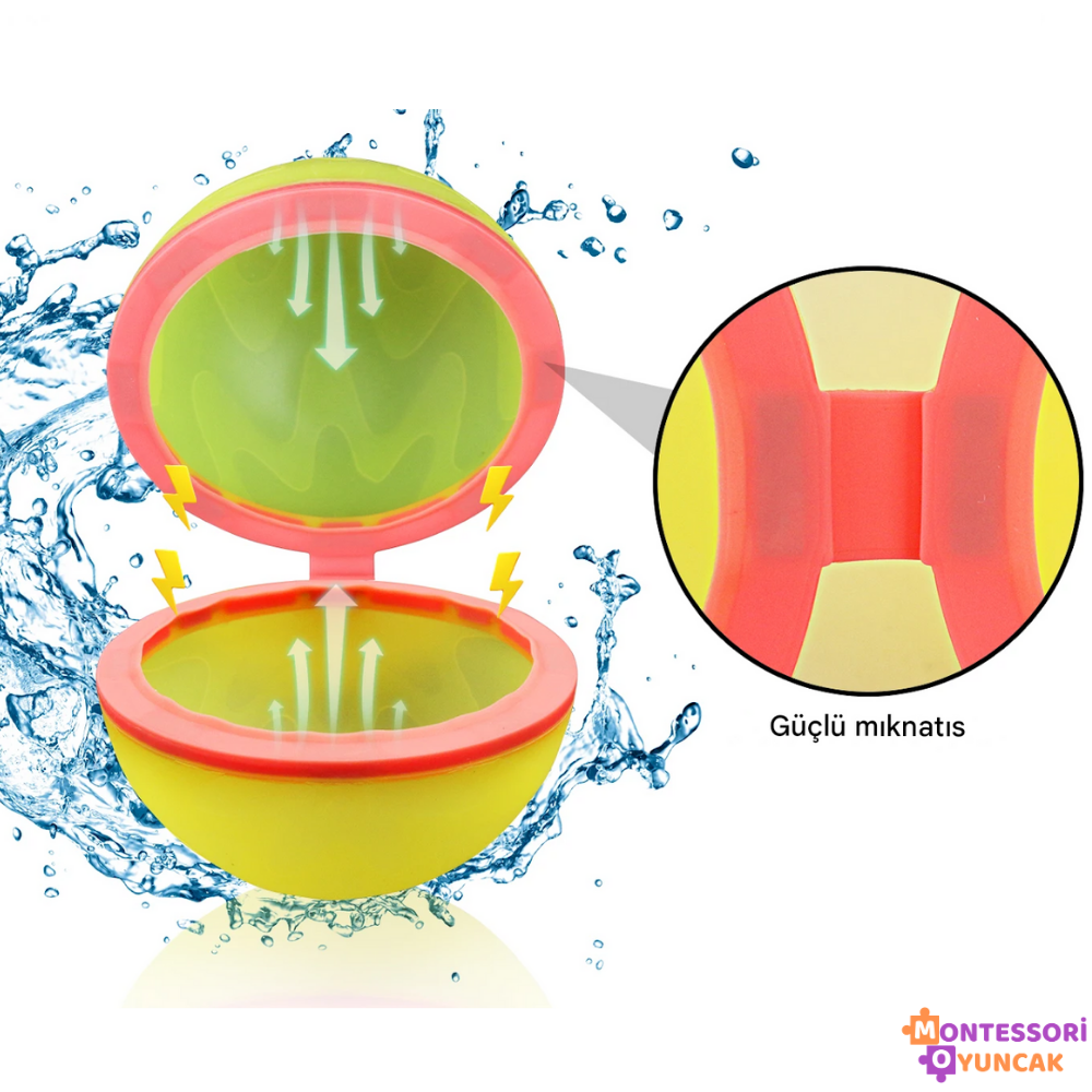Montessori Fillable Water Balloons, 12 Pieces