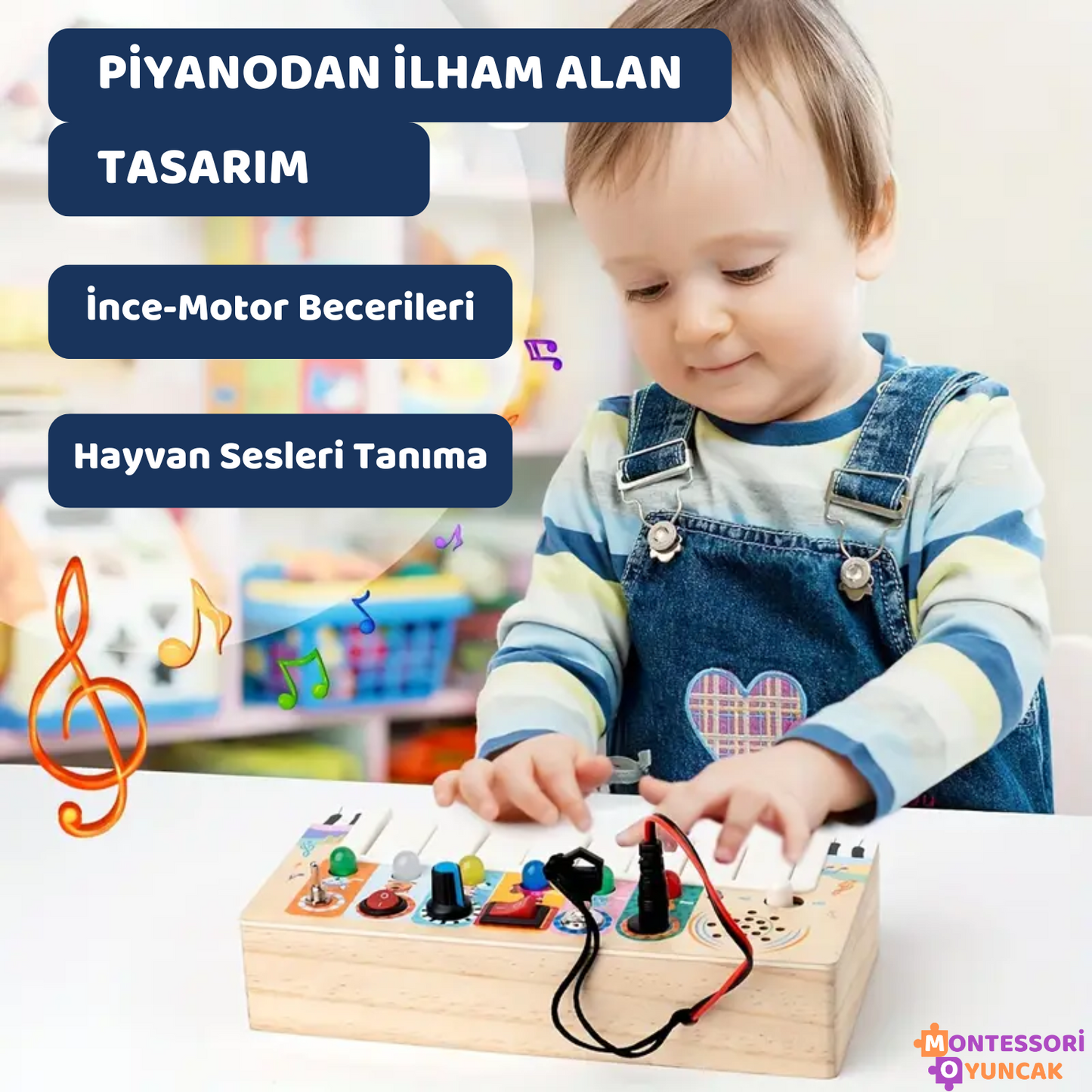 Montessori Wooden Piano