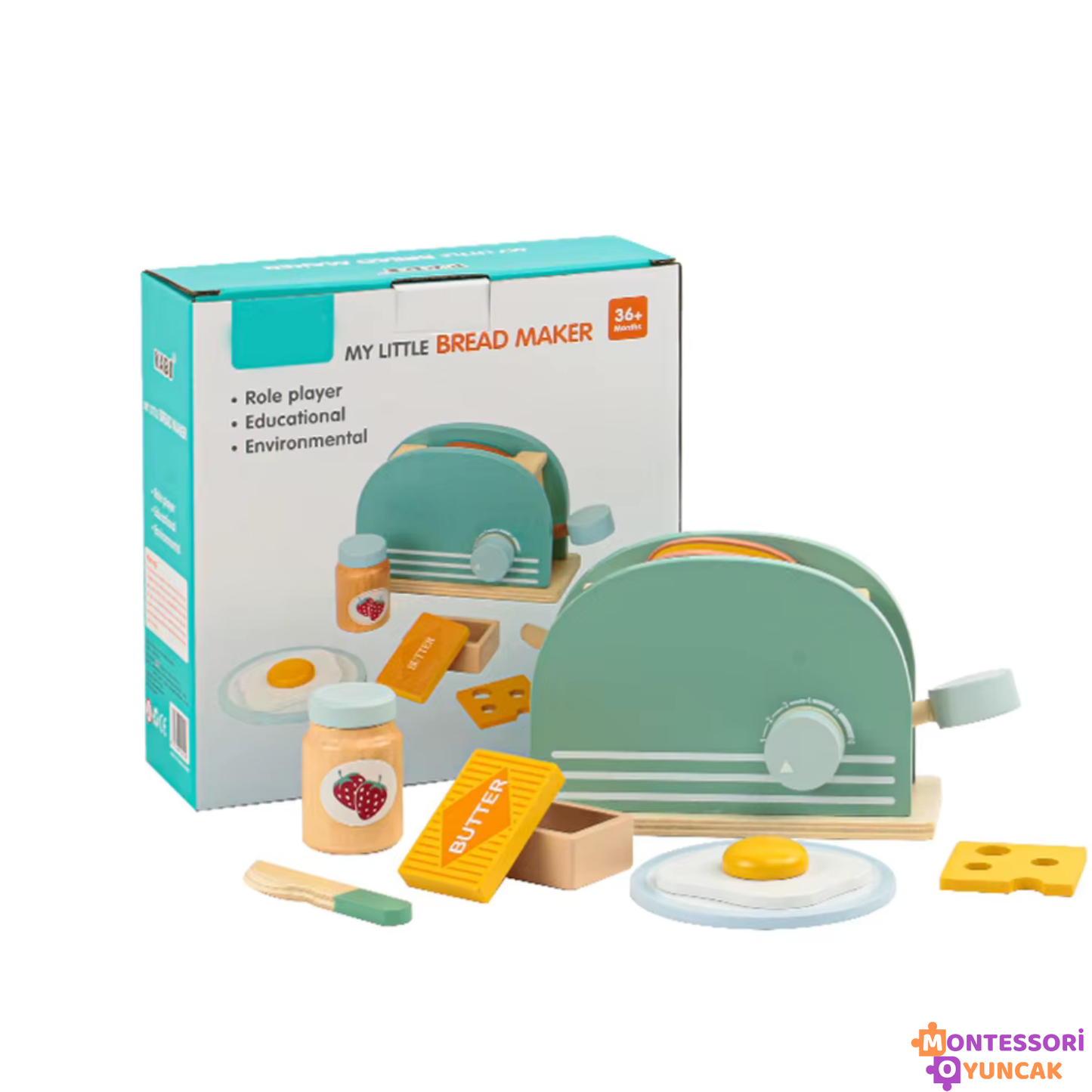 Montessori Wooden Breakfast Set
