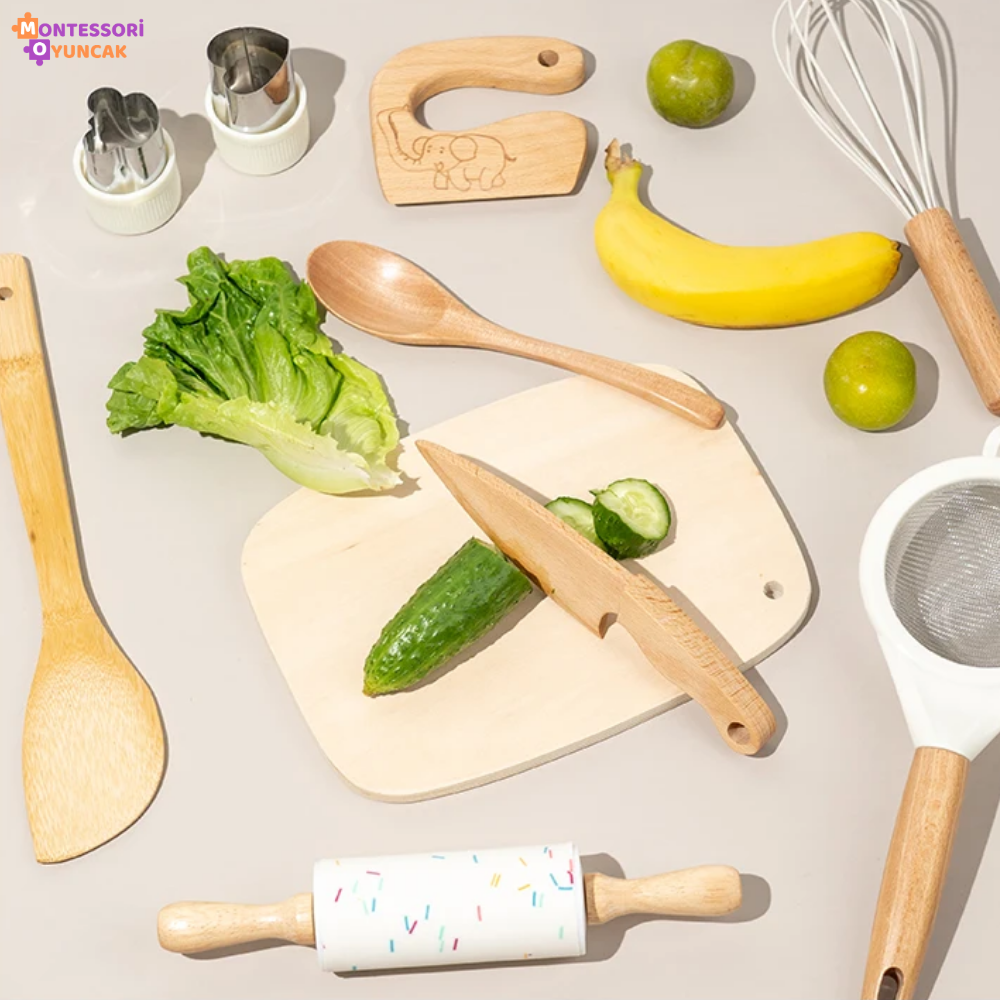 Montessori Wooden Kitchen Set