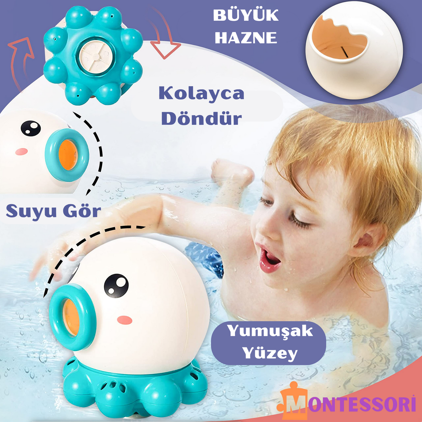 Octopus Bath Fountain