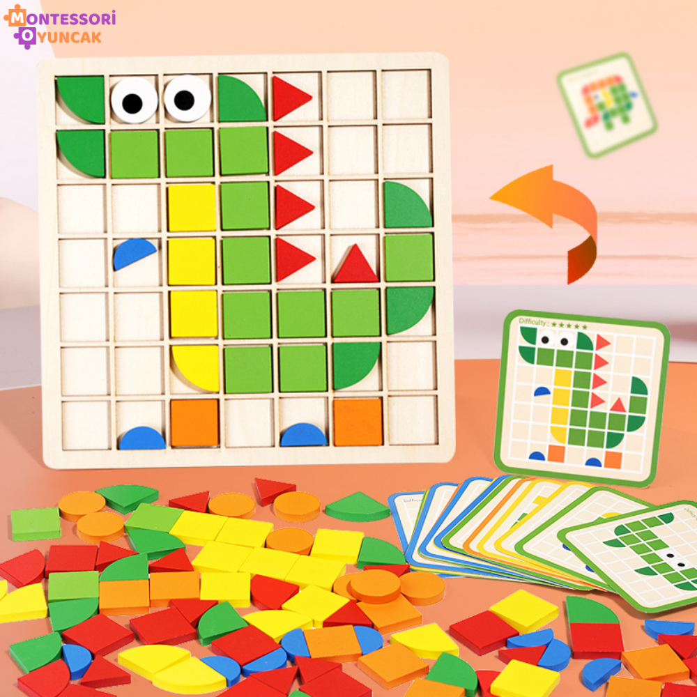Montessori Wooden Mosaic