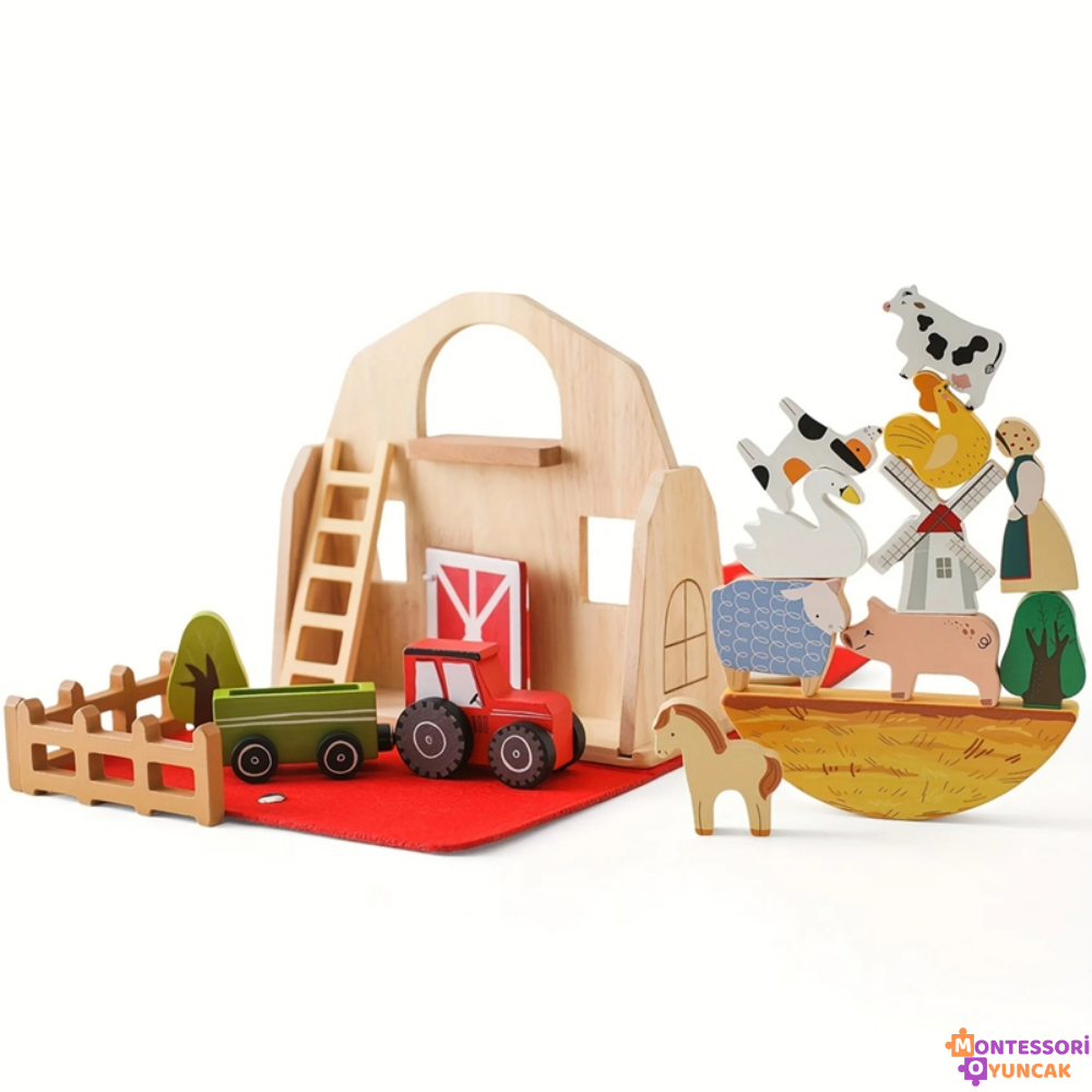 Wooden Farm Set