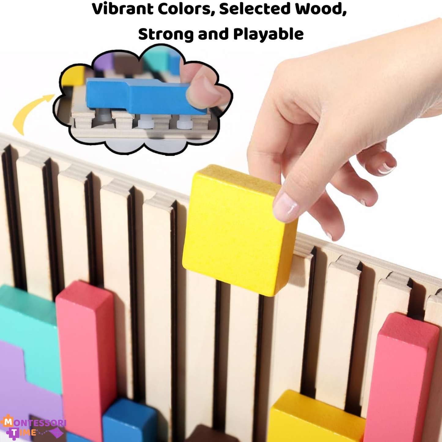 Montessori Wooden Tetris
