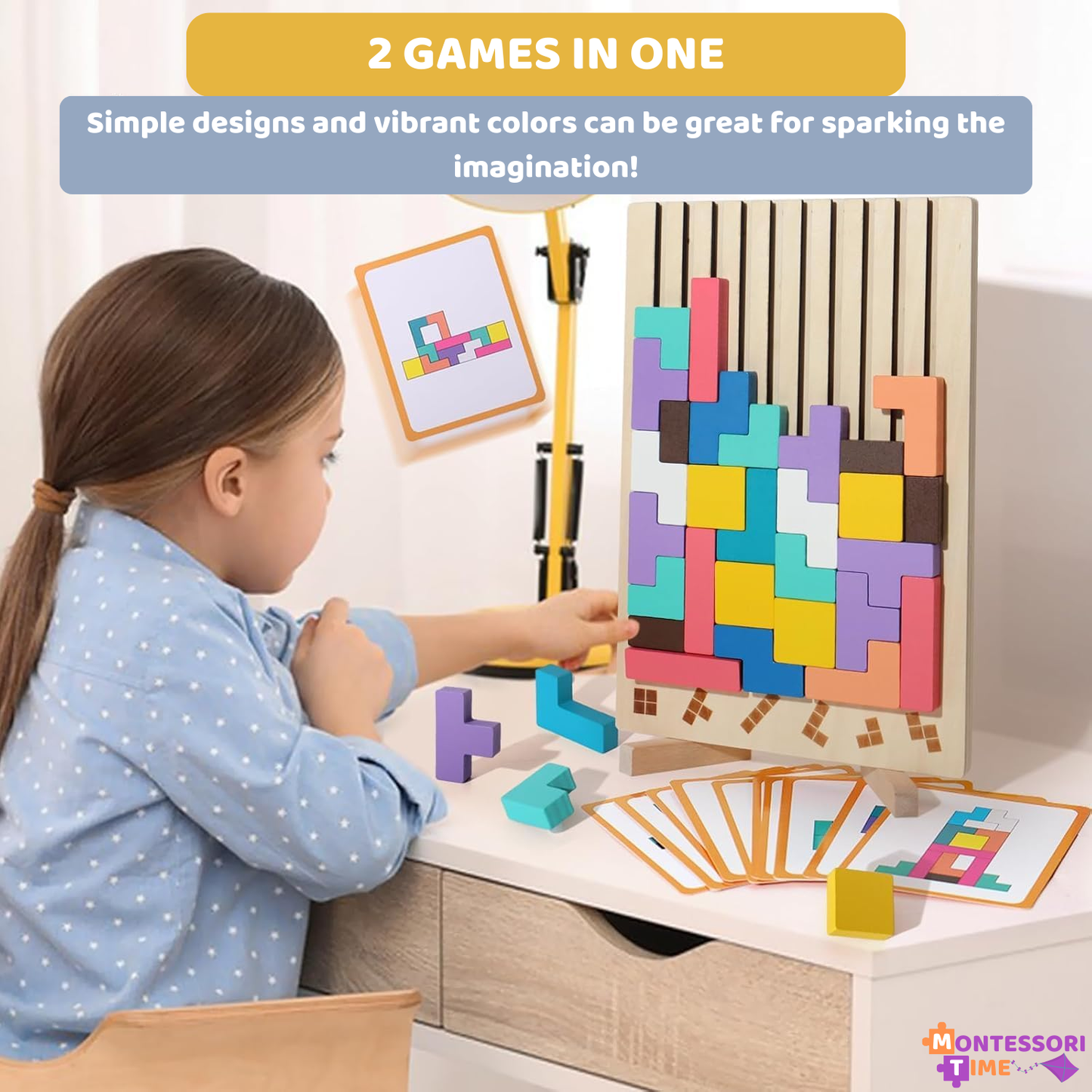 Montessori Wooden Tetris