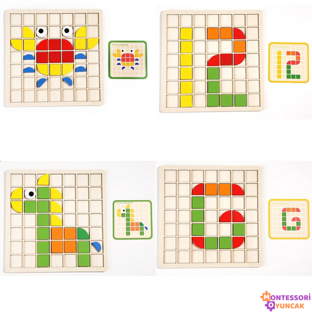 Montessori Wooden Mosaic