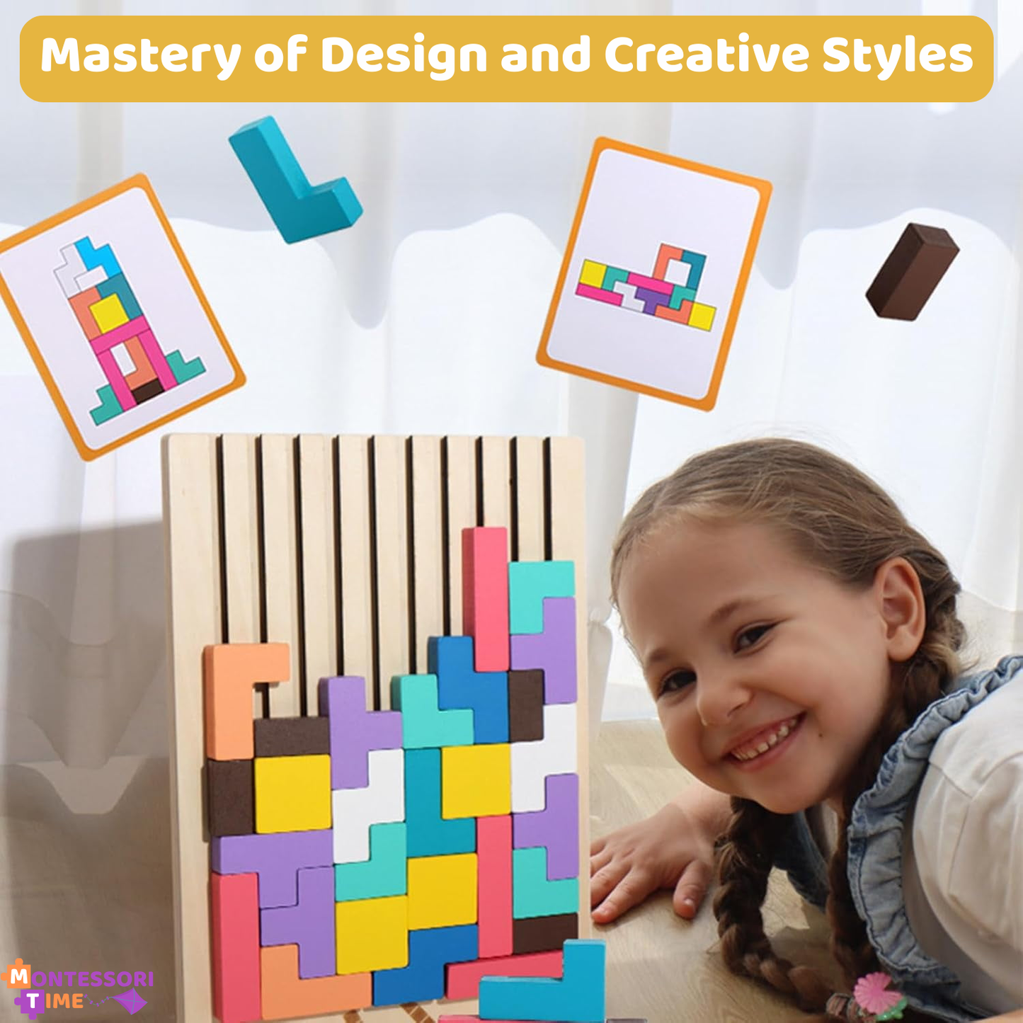 Montessori Wooden Tetris
