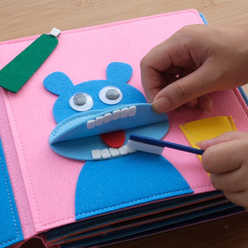 Montessori Educational Felt Book