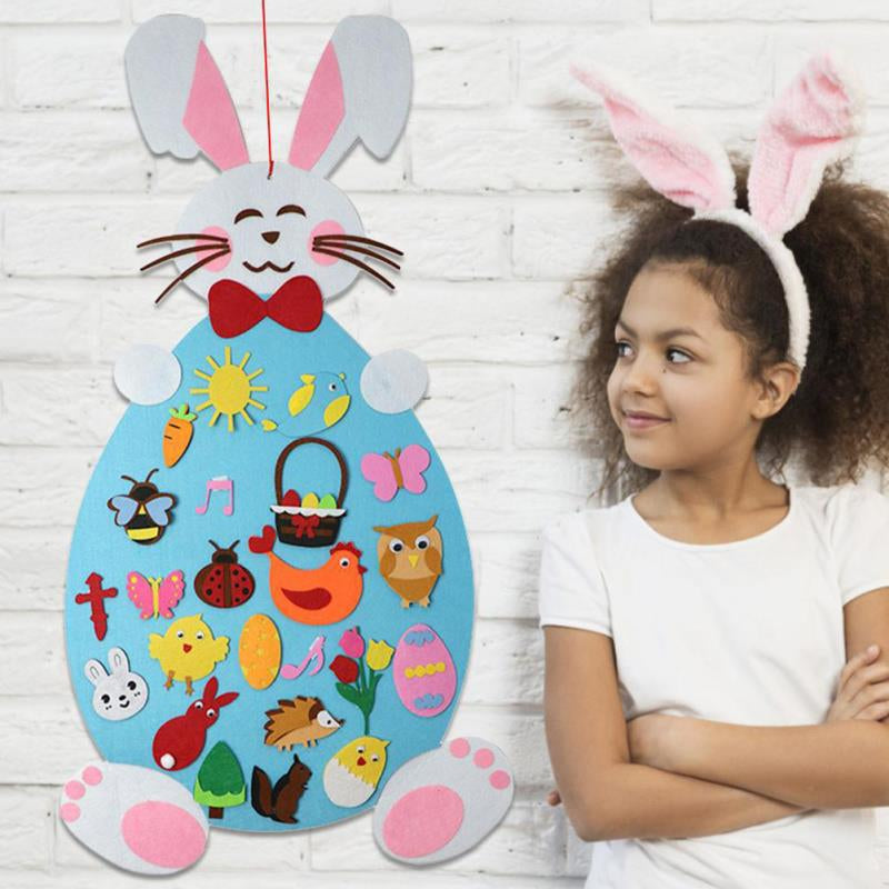 Montessori Cute Felt Rabbit