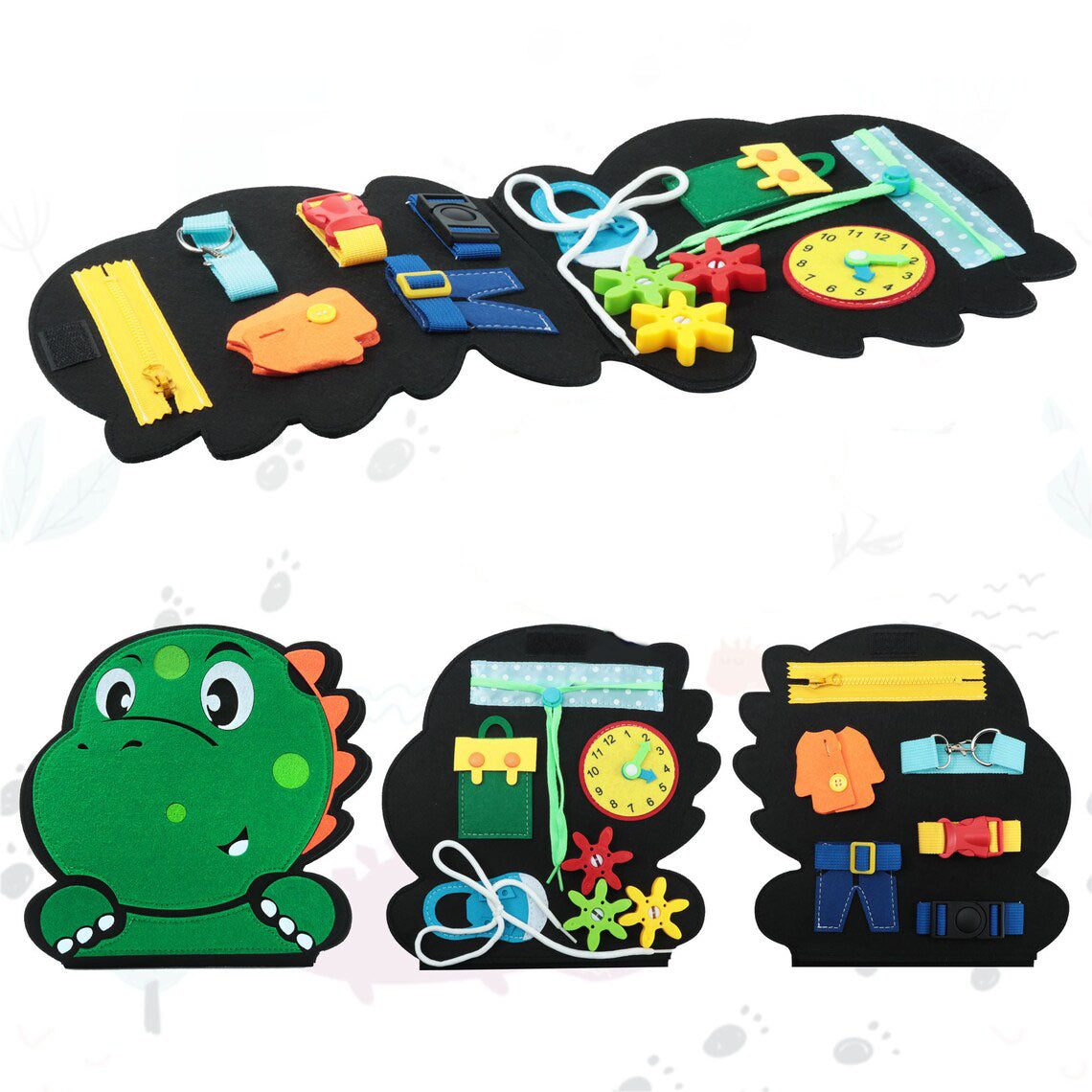 Montessori Dino Felt Book
