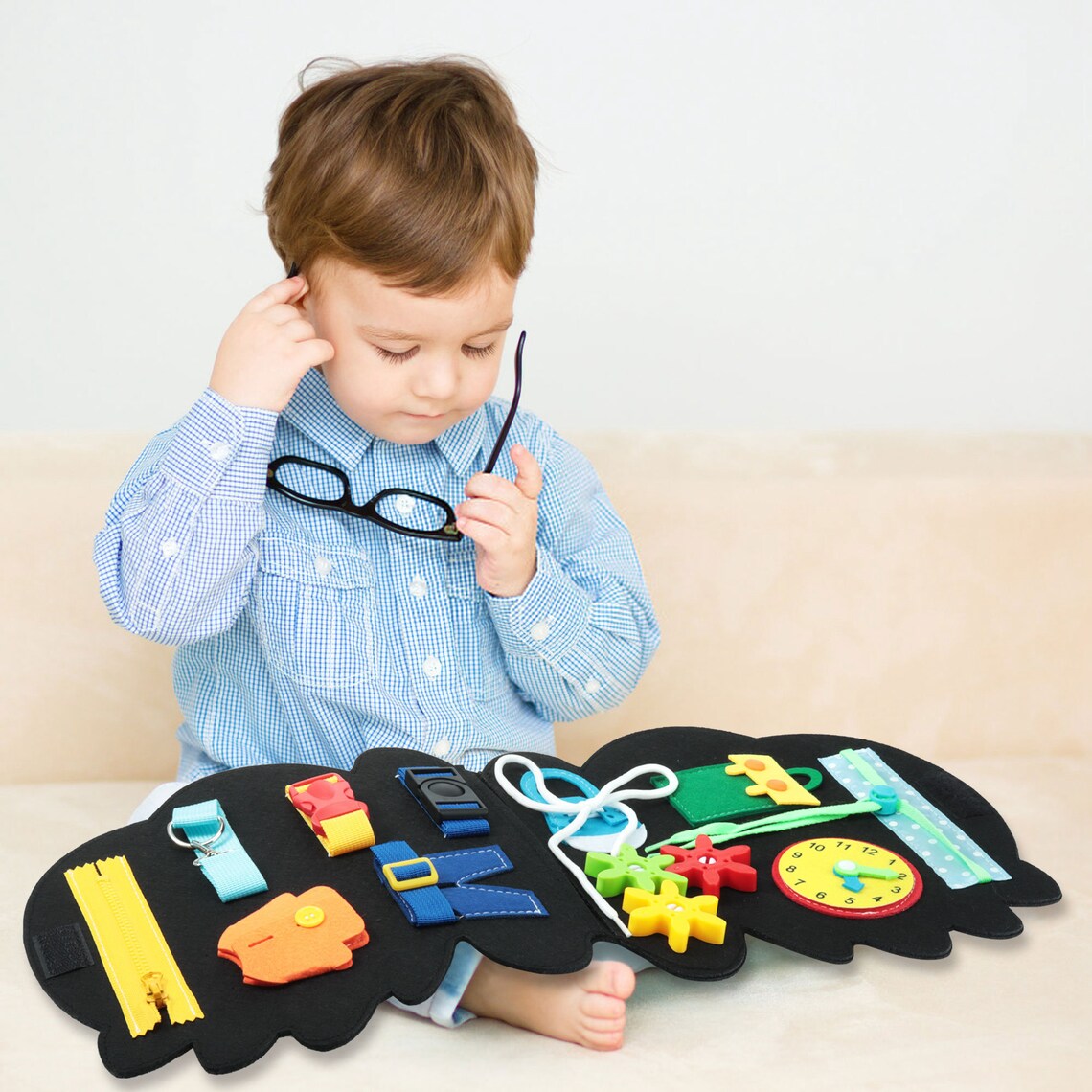 Montessori Dino Felt Book