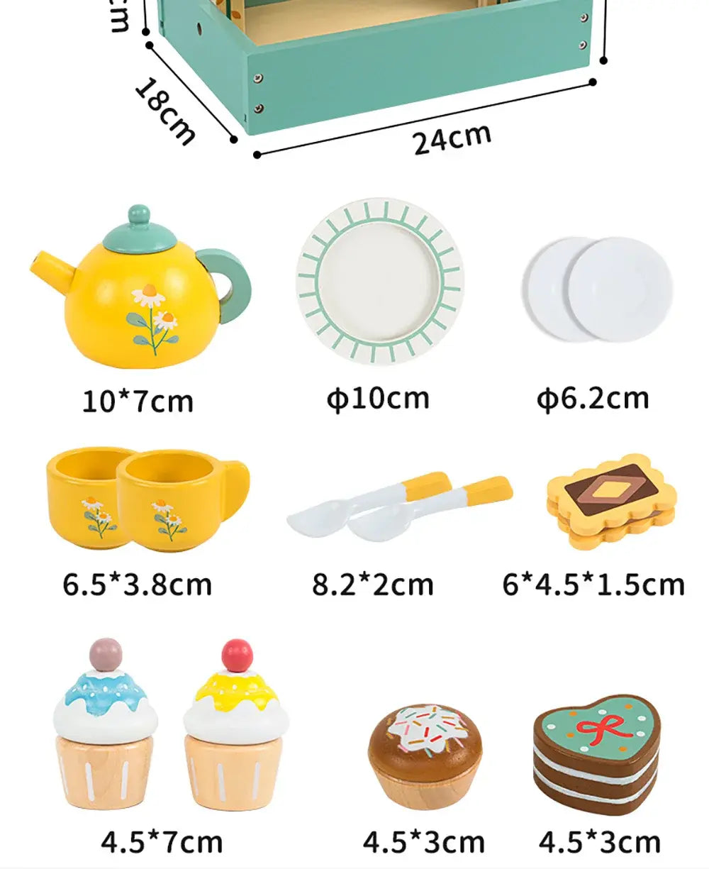 Wooden Tea Set Montessori