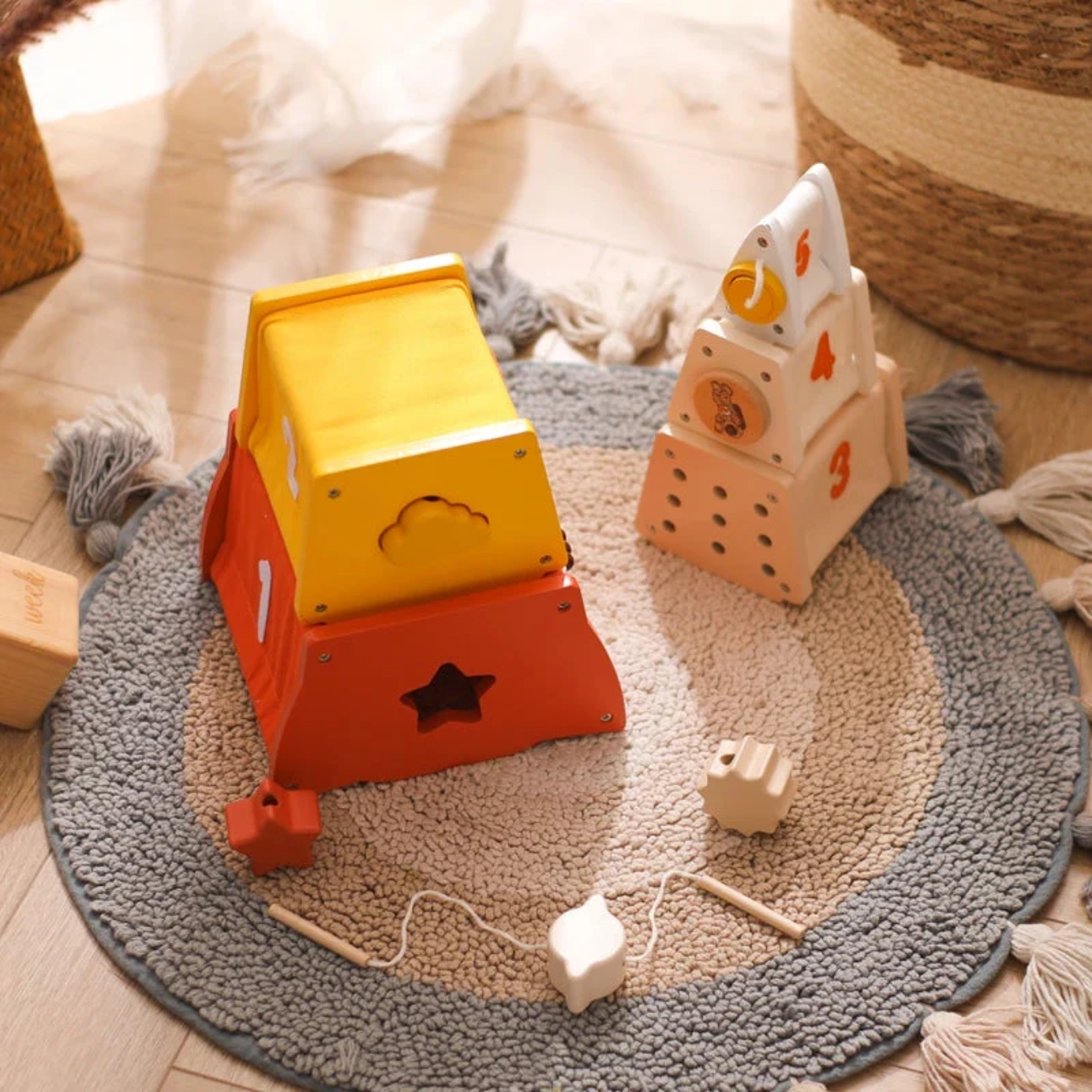Montessori Educational Building Blocks