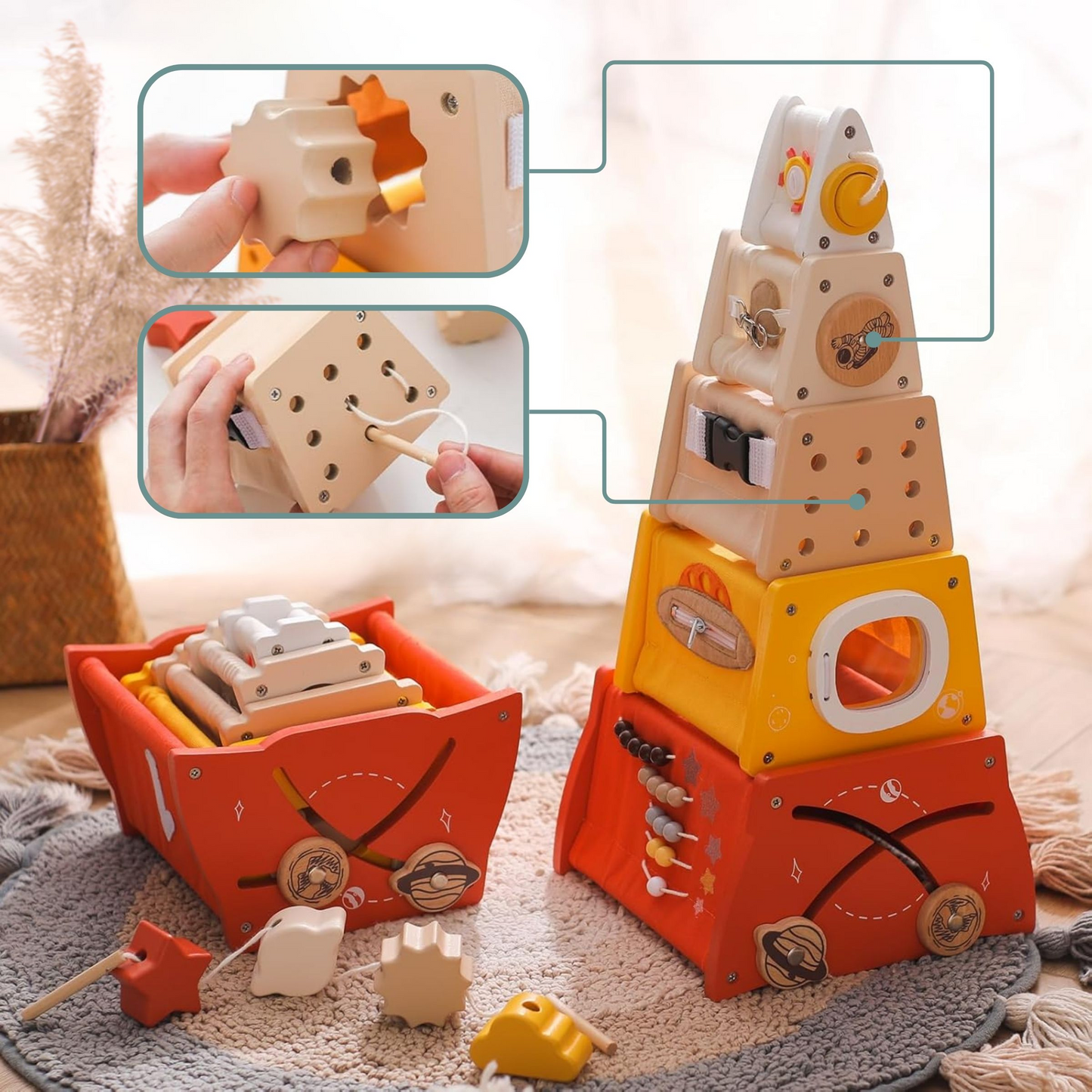 Montessori Educational Building Blocks