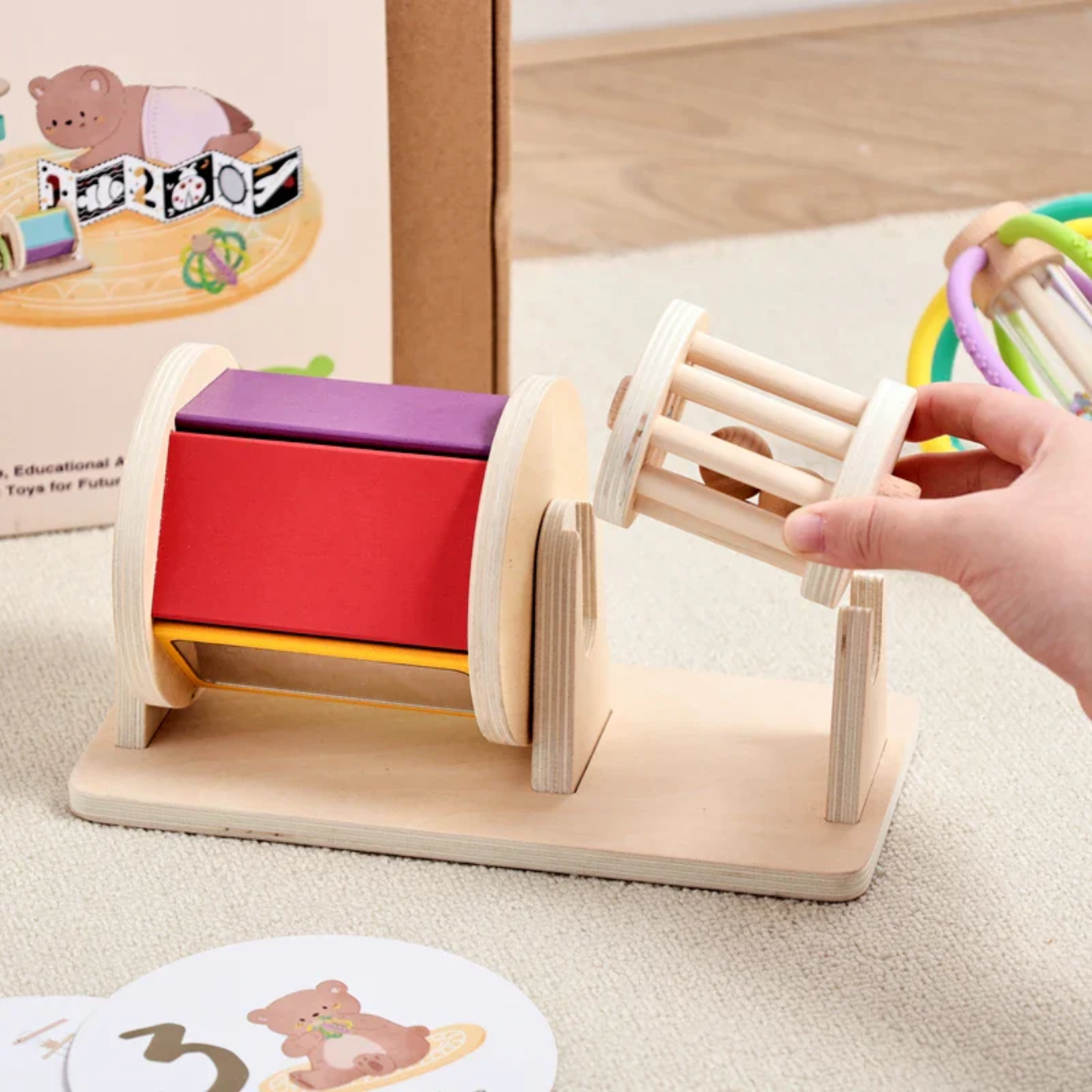 Montessori Wooden Activity Gift Box
