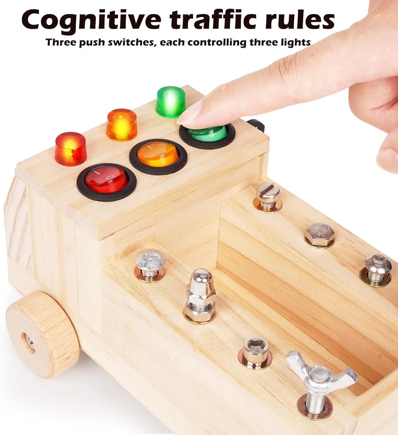 Wooden Car Repair Kit Montessori