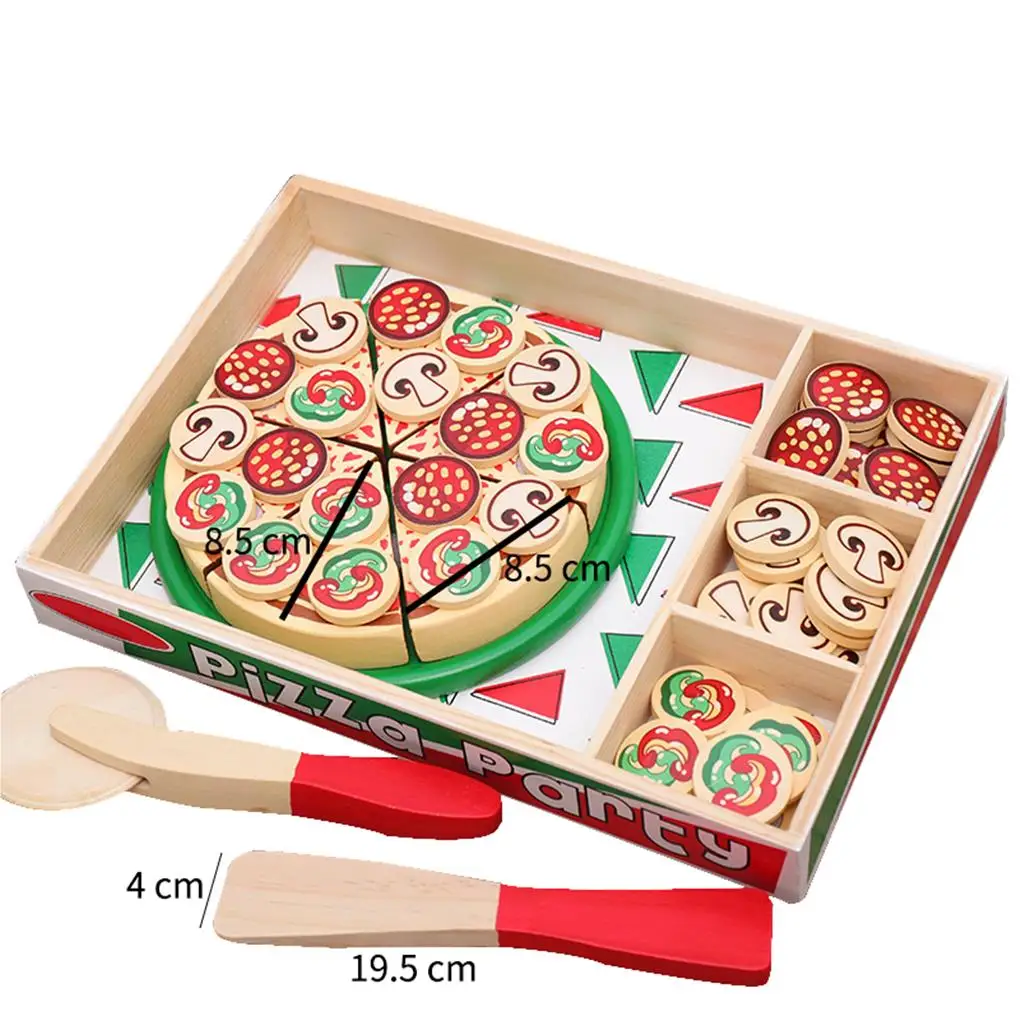 Educational Wooden Pizza Set