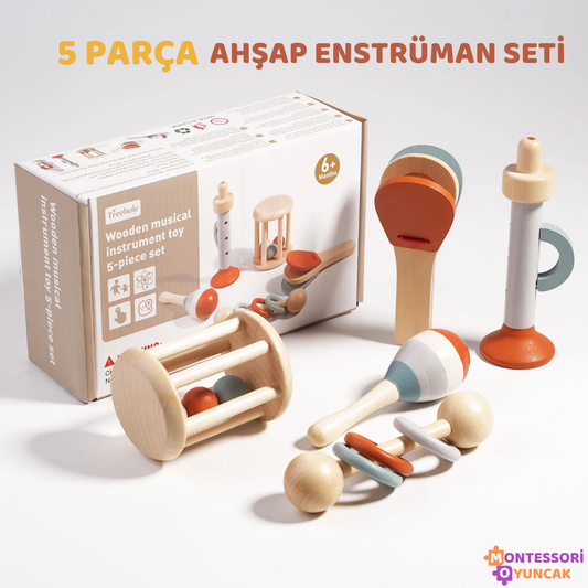 Wooden Instrument Set-5 Pieces