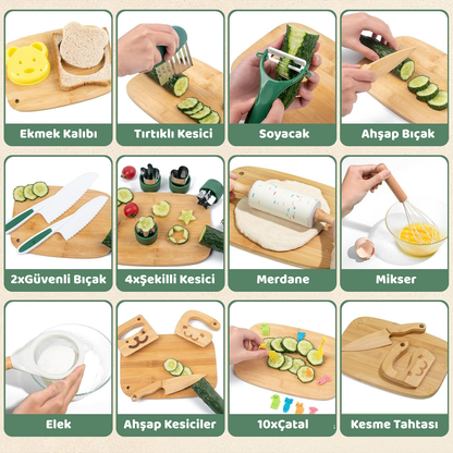Montessori Wooden Kitchen Set