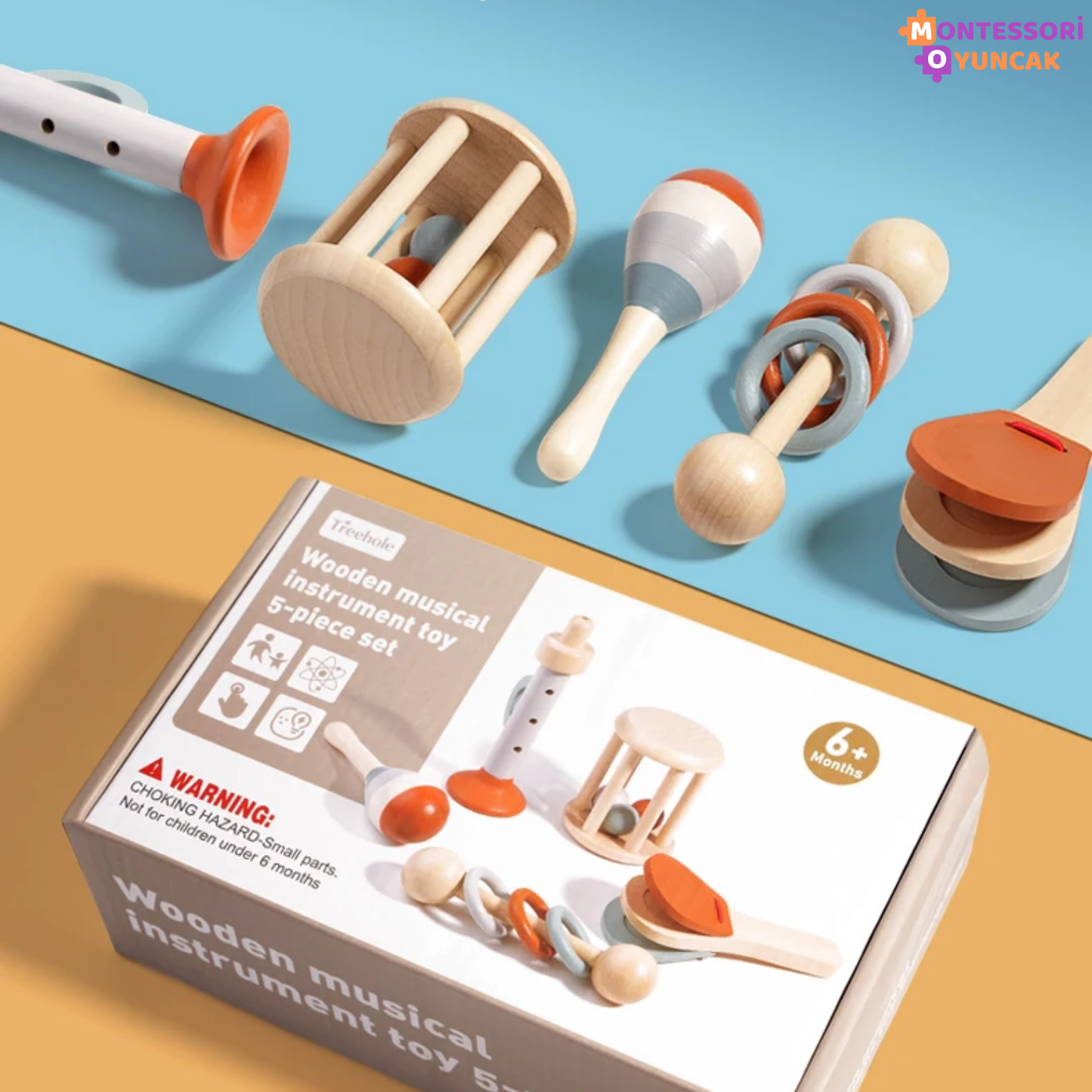 Wooden Instrument Set-5 Pieces