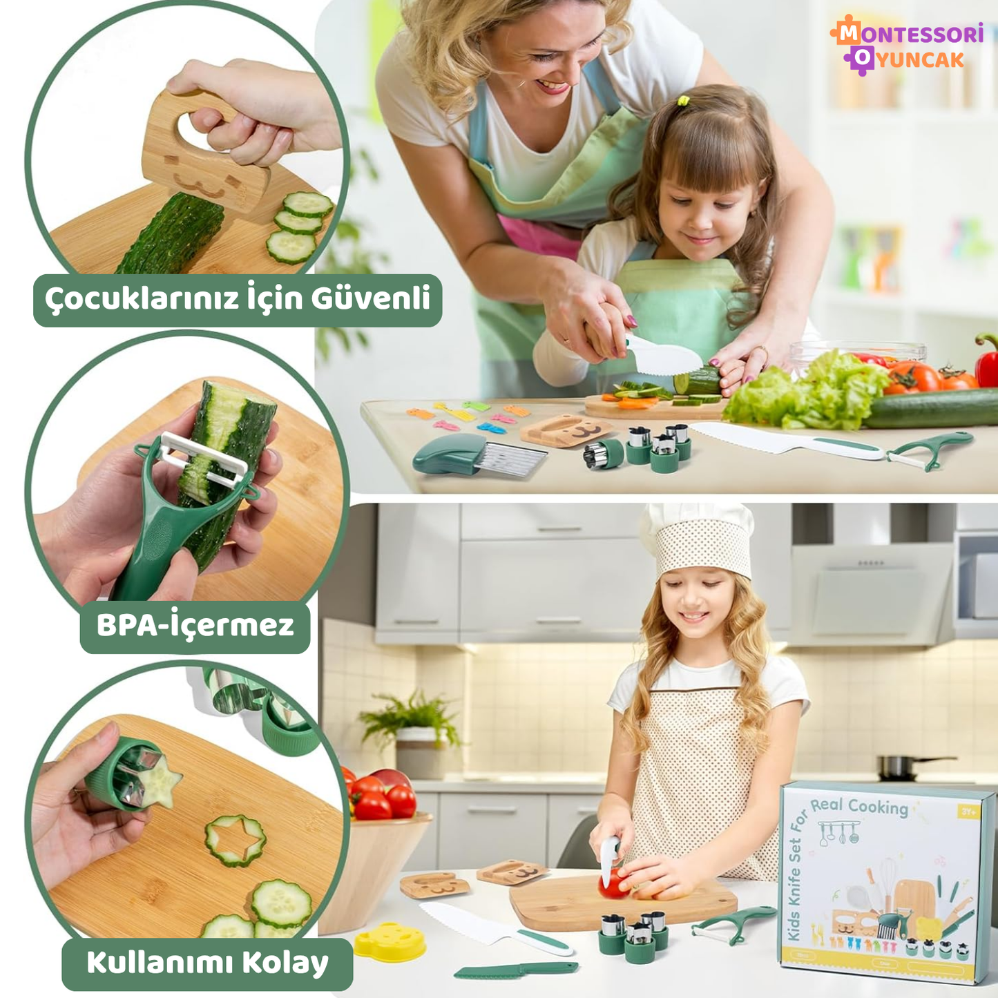 Montessori Wooden Kitchen Set