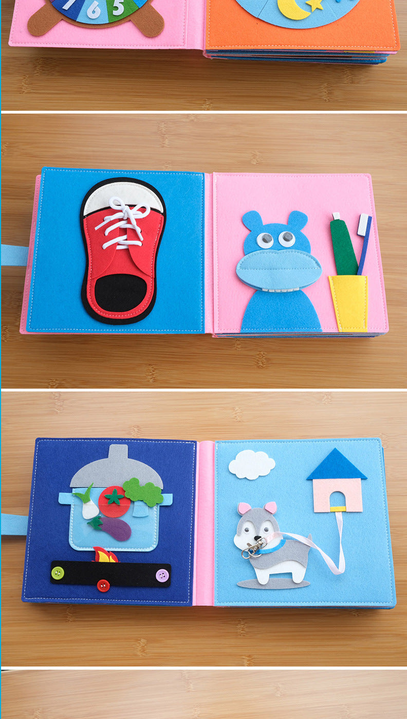 Montessori Educational Felt Book