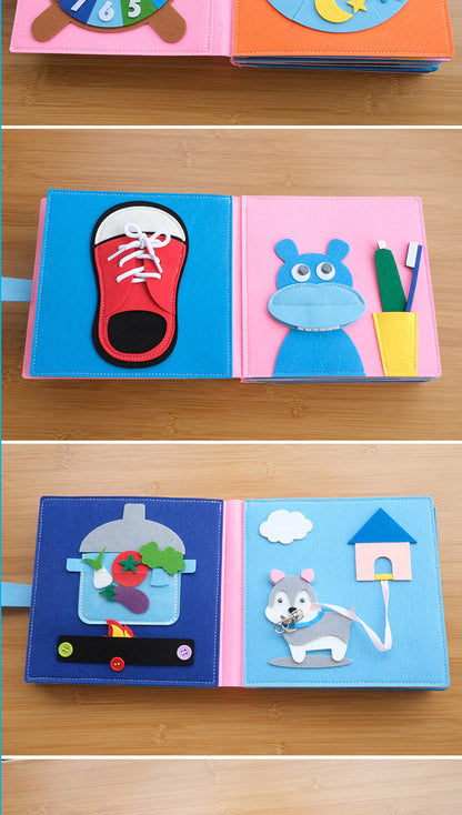 Montessori Educational Felt Book