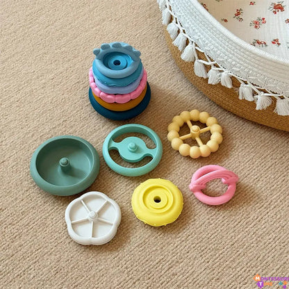 Teether Tower for Babies Montessori Time