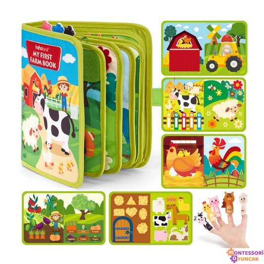 Educational Montessori Farm Book