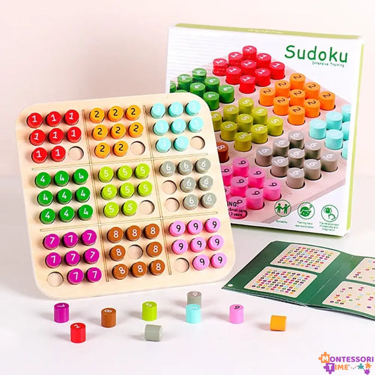 Montessori Wooden Sudoku Montessori Time